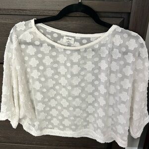 Wilfred cropped shear top